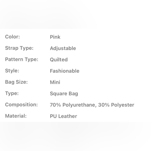Mini Quilted Mauve Crossbody NWT - Picture 7 of 8